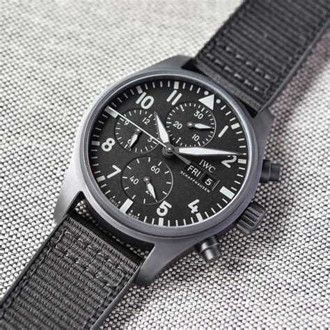 iwc pilot's watch chronograph 41 top gun ceratanium|iwc pilot chronograph ceratanium.